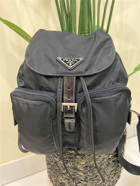 prada nylontaschen second hand|Prada backpacks for sale.